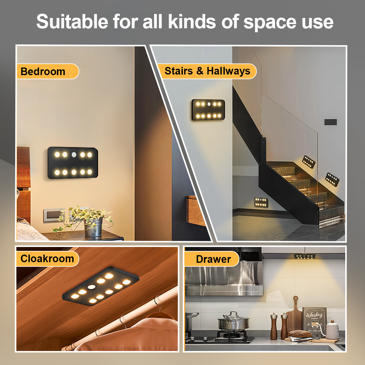 HCP260-九灯人体感应壁灯